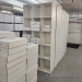 White Cube Cabinet Case Shelving, No Doors, Full Height 96"